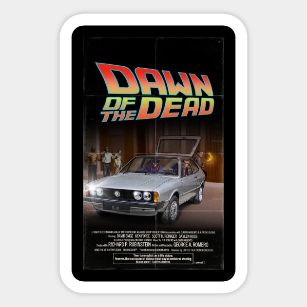 Back to the Dawn of the Dead Sticker by spacelord